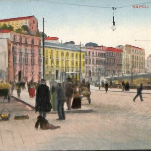 ab8070 - CARTOLINA  D'EPOCA - Napoli  Città - Via S. Lucia
