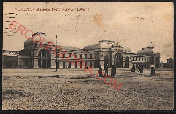ae3160 - CARTOLINA  D'EPOCA - Verona Città - Stazione Porta Nuova  1922