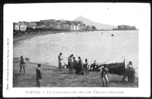 ab8086 - CARTOLINA  D'EPOCA - Napoli  Città - Via Caracciolo