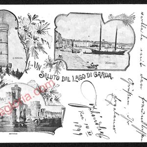 ae4293 - CARTOLINA D'EPOCA - Brescia Provincia - Desenzano  1899
