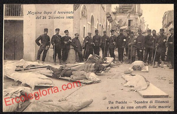 ag8769 - CARTOLINA D'EPOCA - Messina Città - Via Placida