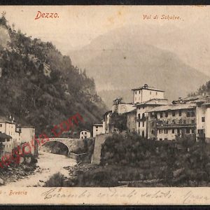 ae4299 - CARTOLINA D'EPOCA - Brescia Provincia - Dezzo