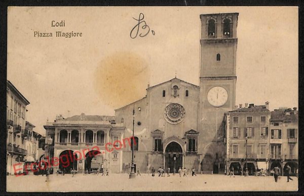 ag6024 - CARTOLINA D'EPOCA - Lodi Città - Piazza Maggiore