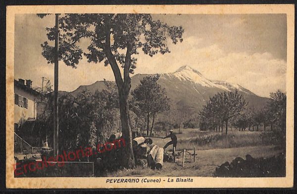 ae5835 - CARTOLINA D'EPOCA - Cuneo Provincia - Peveragno  1940