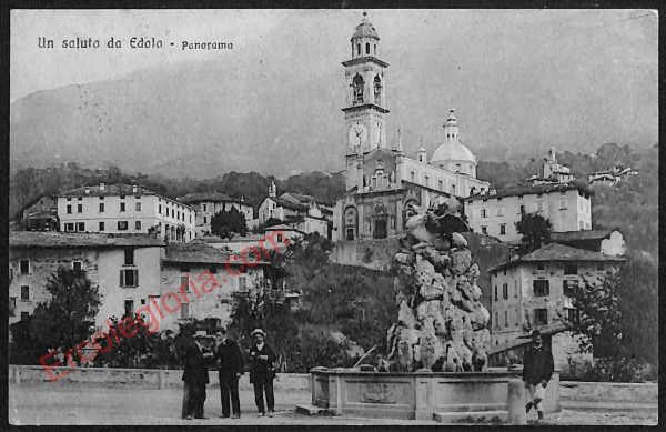 ae4304 - CARTOLINA D'EPOCA - Brescia Provincia - Edolo 1918