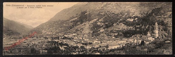 ae4305 - CARTOLINA D'EPOCA - Brescia Provincia - Edolo