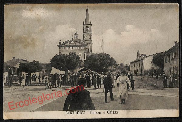 ag6031 - CARTOLINA D'EPOCA - Lodi Provincia - Bertonico