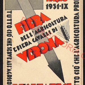 ae3195 - CARTOLINA  D'EPOCA - Verona Città - Fiera di Verona