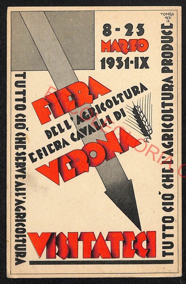 ae3195 - CARTOLINA  D'EPOCA - Verona Città - Fiera di Verona