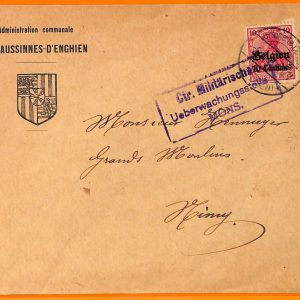 99054 - BELGIUM German Occupation - POSTAL HISTORY - COVER from Braine-le-Comte