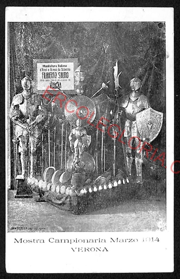 ae3197 - CARTOLINA  D'EPOCA - Verona Città - Mostra Campionaria Marzo 1914