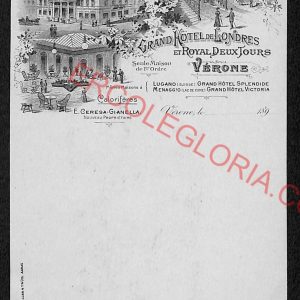 ae3199 - CARTOLINA  D'EPOCA - Verona Città - Grand Hotel de Londres