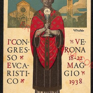 ae3202 - CARTOLINA  D'EPOCA - Verona Città - 1° Congresso Eucaristico Diocesano
