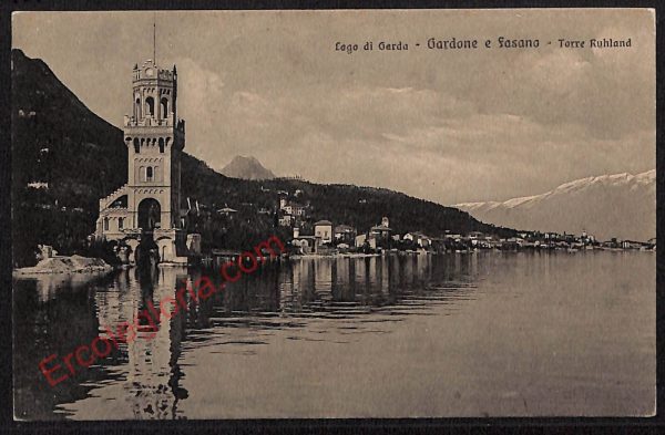 ae4310 - CARTOLINA D'EPOCA - Brescia Provincia - Gardone Riviera