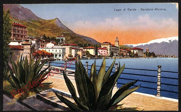 ae4312 - CARTOLINA D'EPOCA - Brescia Provincia - Gardone Riviera