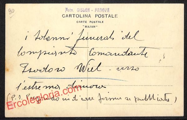 ah4445 - CARTOLINA D'EPOCA - Padova Città - Vera Foto - Isidoro Wiel - immagine 2