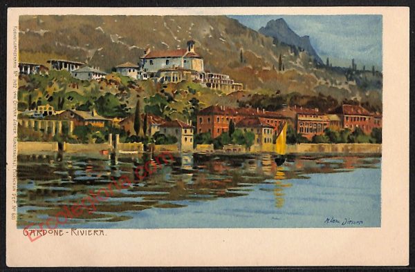 ae4315 - CARTOLINA D'EPOCA - Brescia Provincia - Gardone Riviera