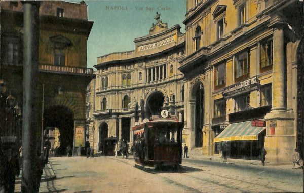 ab8100 - CARTOLINA  D'EPOCA - Napoli  Città - Via San Carlo