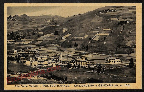 ae5853 - CARTOLINA D'EPOCA - Cuneo Provincia - Pontechianale  1940
