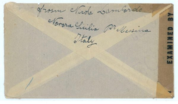 P2559 - ITALIA , OCCUPAZIONE ALLEATA DELLA SICILIA , DA NOVARA SICILIA (MESSINA) - immagine 2