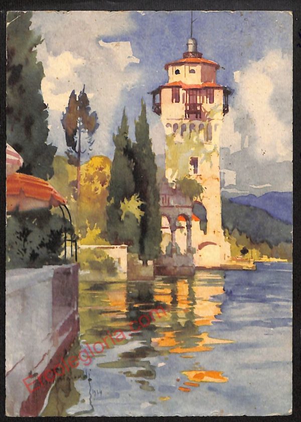ae4319 - CARTOLINA D'EPOCA - Brescia Provincia - Gardone Riviera  1940