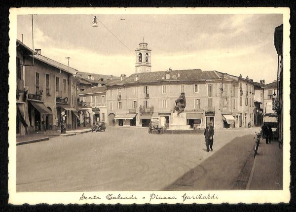 ab5290 -  CARTOLINA  D'EPOCA -  Varese Provincia  : SESTO CALENDE