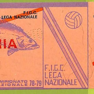 ZA1158 - Vecchio  BIGLIETTO PARTITA  CALCIO -  1978/1979: Napoli