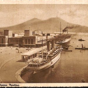 ab8108 - CARTOLINA  D'EPOCA - Napoli  Città - Stazione Marittima