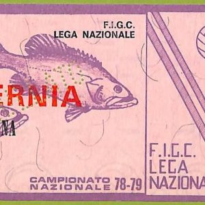 ZA1159 - Vecchio  BIGLIETTO PARTITA  CALCIO -  1978/1979: Napoli