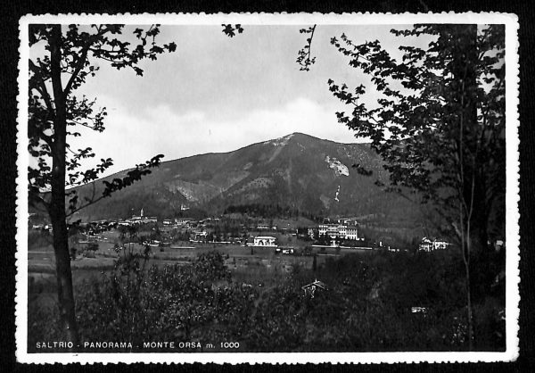 ab5303 -  CARTOLINA  D'EPOCA -  Varese Provincia  : SALTRIO  1955
