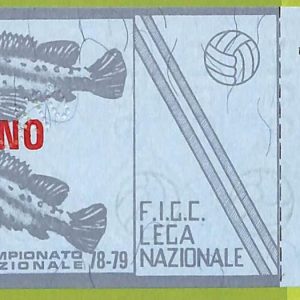 ZA1160 - Vecchio  BIGLIETTO PARTITA  CALCIO -  1978/1979: Napoli