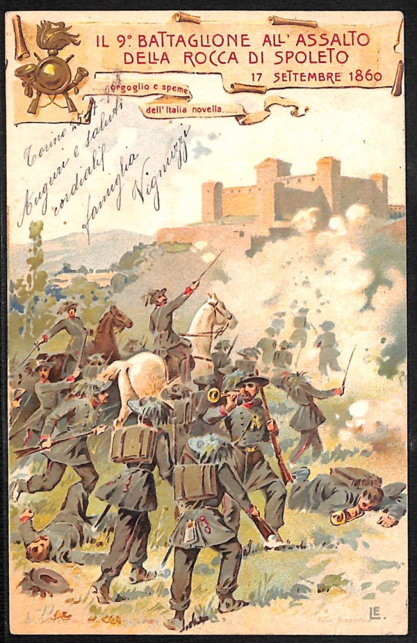 ac3001 - CARTOLINA  D'EPOCA - Perugia Provincia - SPOLETO  1905