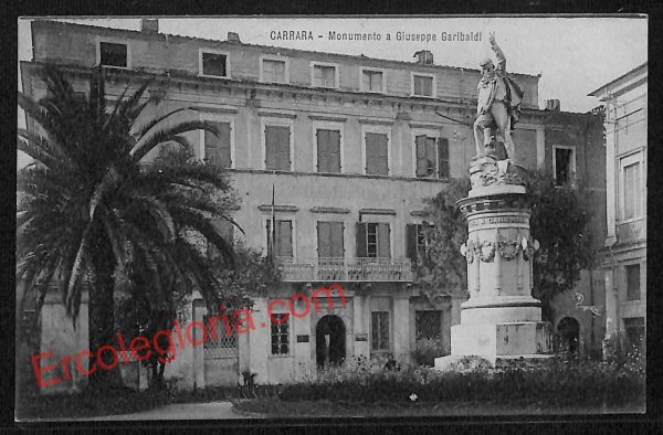 ag7798 - CARTOLINA D'EPOCA - Massa Carrara Città -Monumento a Giuseppe Garibaldi