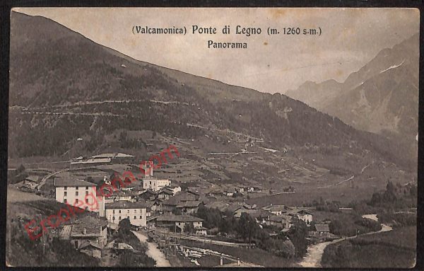 ae4364 - CARTOLINA D'EPOCA - Brescia Provincia -  Ponte di Legno