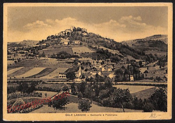 ae5885 - CARTOLINA D'EPOCA - Cuneo Provincia - Sale Langhe  1942