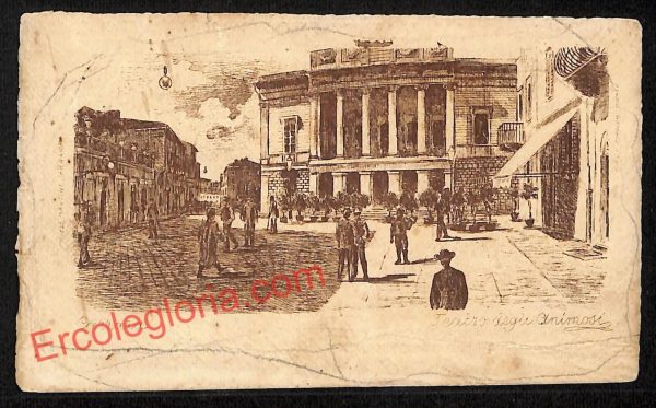 ag7815 - CARTOLINA D'EPOCA - Massa Carrara Città - Teatro degli Animosi