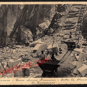 ag7816 - CARTOLINA D'EPOCA - Massa Carrara Città - Cava sbasso Franzoni