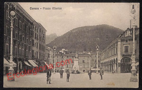 ag7818 - CARTOLINA D'EPOCA - Massa Carrara Città - Piazza Alberica