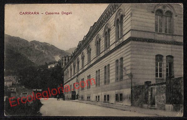 ag7819 - CARTOLINA D'EPOCA - Massa Carrara Città - Caserma Dogali