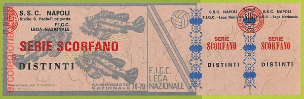 ZA1161 - Vecchio  BIGLIETTO PARTITA  CALCIO -  1978/1979: Napoli - immagine 6