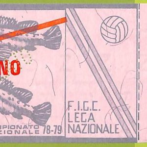 ZA1163 - Vecchio  BIGLIETTO PARTITA  CALCIO -  1978/1979: Napoli
