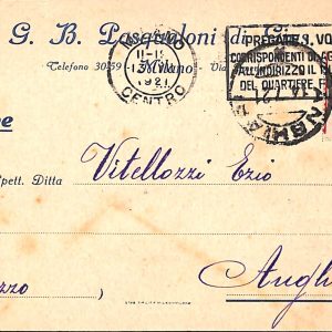 ac3687 - CARTOLINA  D'EPOCA - Milano Città - 1921