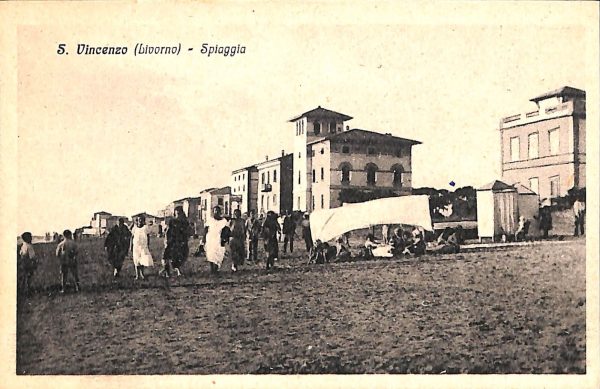 a844 - CARTOLINA D'EPOCA - Livorno Provincia - Piombino