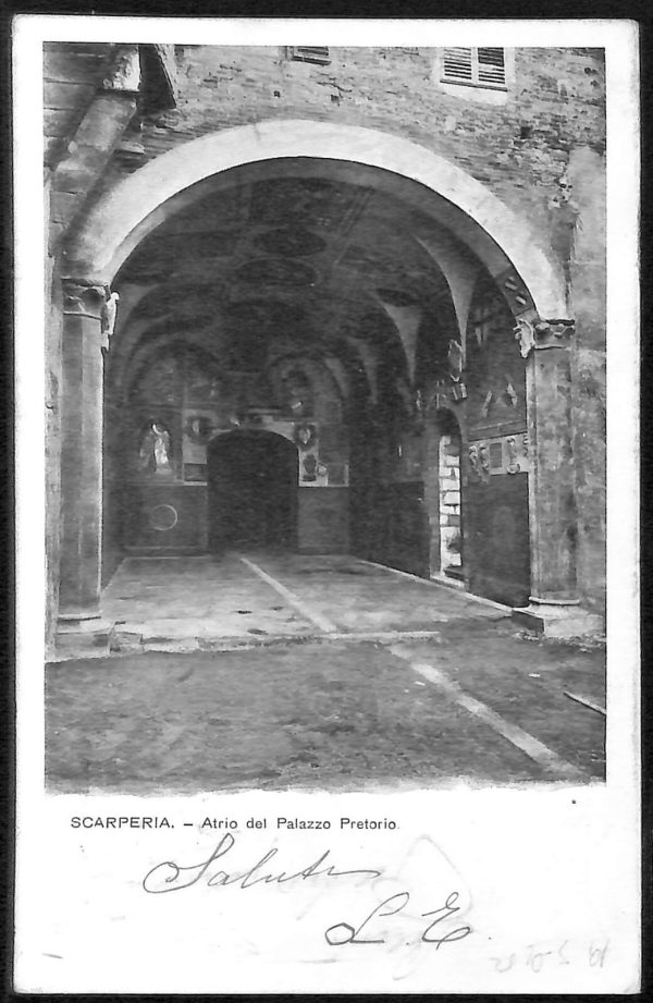 73512 - CARTOLINA D'EPOCA - Livorno Provincia - Scarperia  1902