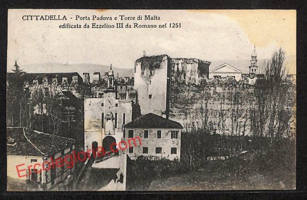 ah4479 - CARTOLINA D'EPOCA - Padova Provincia - Cittadella