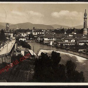 ae4382 - CARTOLINA D'EPOCA - Brescia Provincia -  Palazzolo sull' Oglio