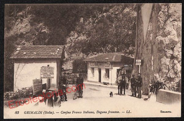 ag5119 - CARTOLINA D'EPOCA - Imperia Provincia - Grimaldi