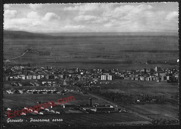 ag1899 - CARTOLINA D'EPOCA - Grosseto Città - Panorama  1960