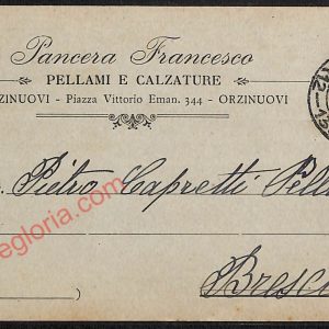 ae4388 - CARTOLINA D'EPOCA - Brescia Provincia - Pellami