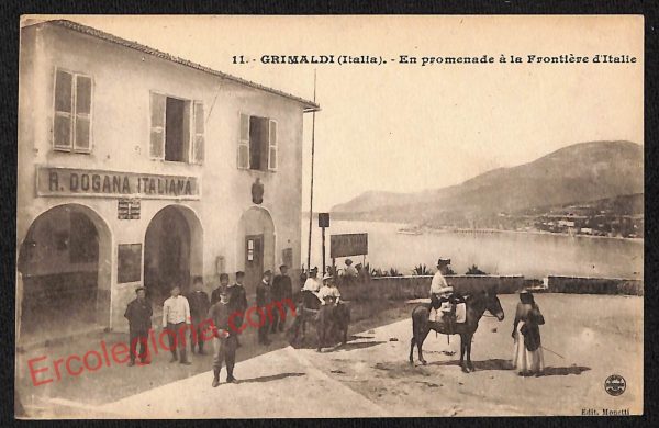 ag5128 - CARTOLINA D'EPOCA - Imperia Provincia - Grimaldi